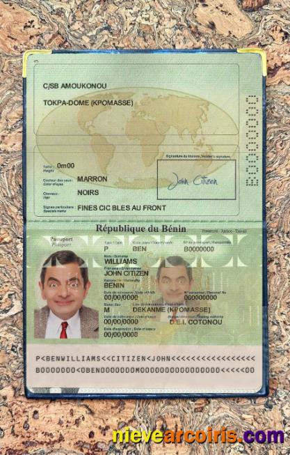 Benin passport photolook